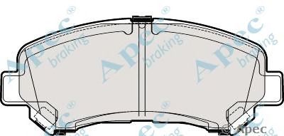 APEC BRAKING pad1869 -  Комплект тормозных колодок, дисковый тормоз